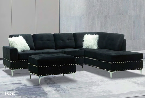 9930 Black Sofa