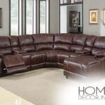 Zanthe Brown Padded Suede Home Theatre Set