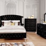 AlzirE Black Queen Bedroom Set