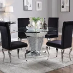 Diamond Glass Table Set
