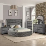 Hazel Gray Queen Bedroom Set