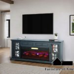 Fireplace Navy Blue