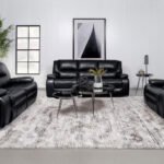 Black 3pc Recliner Set