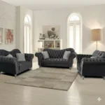 Jessica Gray Sofa, Love Seat