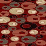 Area Rug 5/7 9181 Red