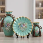 Plate, Vase Set 3