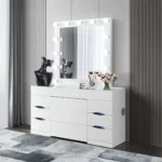 ELLA White Vanity Set w/ STR Stool